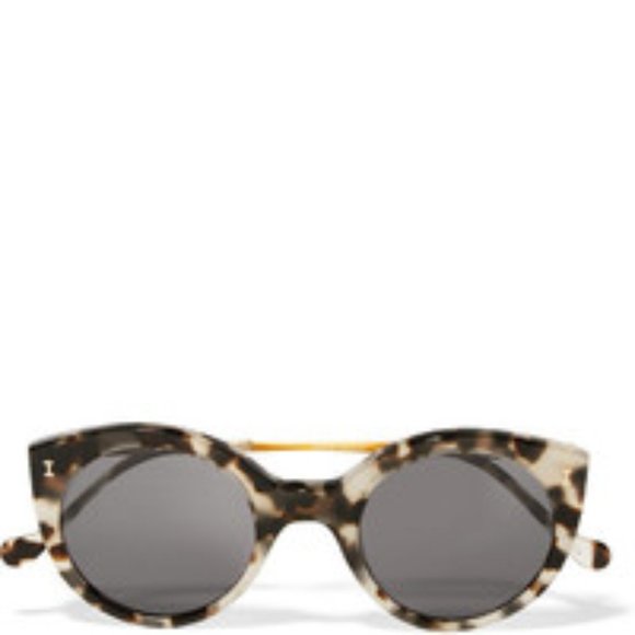 Ille Steva Palm Beach Tortoise Glasses Gray/White - Picture 6 of 6